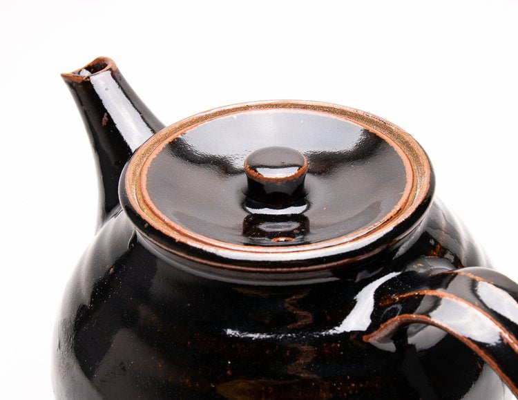 Leach Pottery - Teapot - Tenmoku Glaze