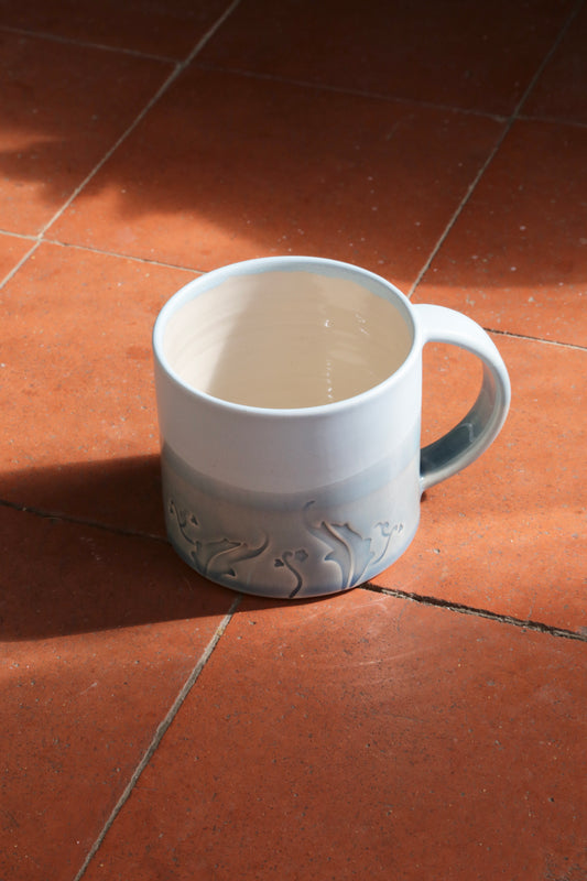 May Morris Arcadia Ceramic Mugs by Emma Lacey