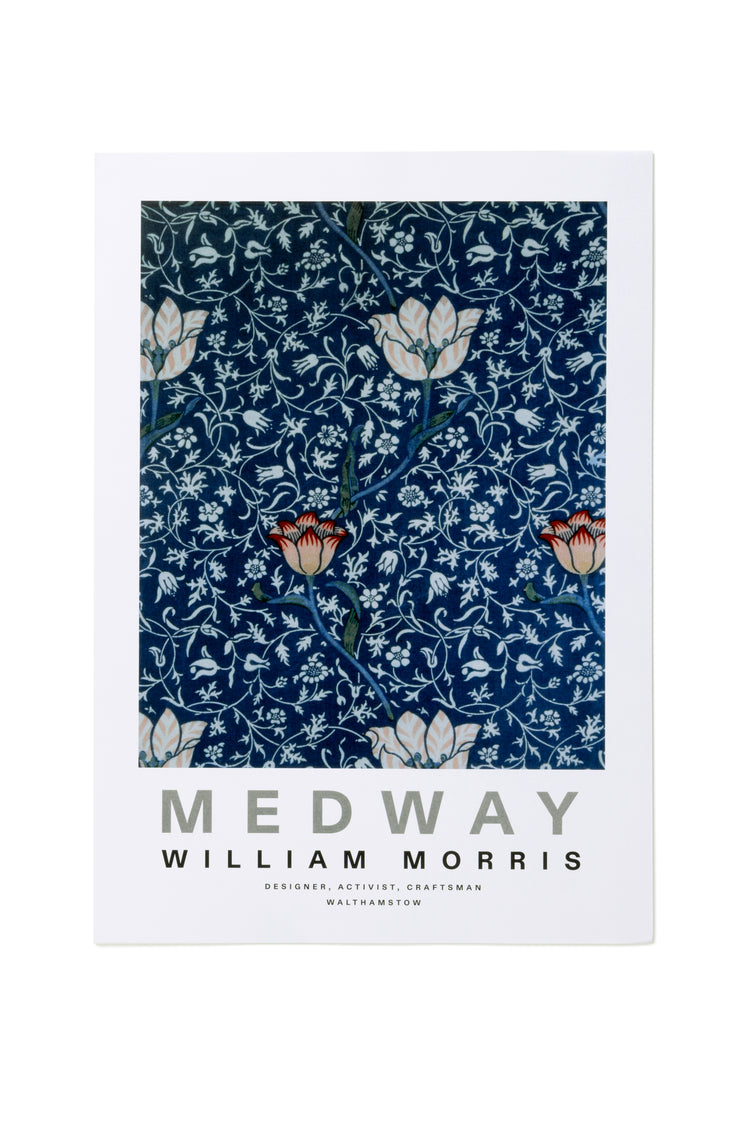 Medway A3 Print by William Morris
