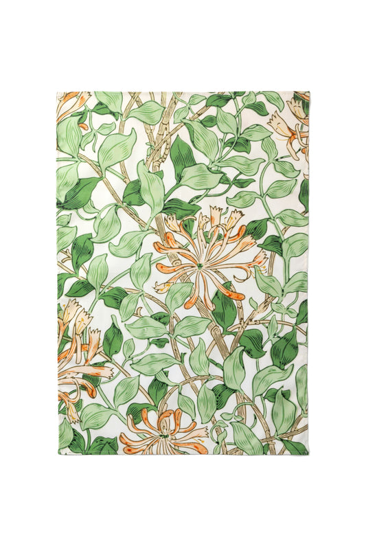 Honeysuckle Tea Towel by May Morris