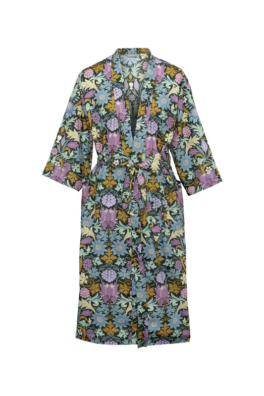 Long Dressing Gown in Standen Liberty Tana Lawn Cotton