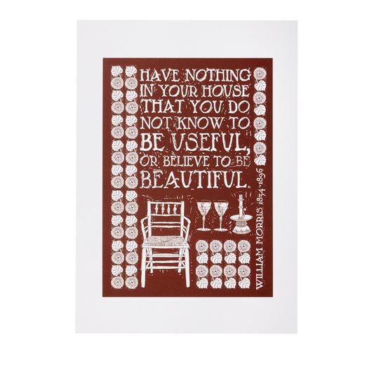 Rory Hutton Red House A3 Print