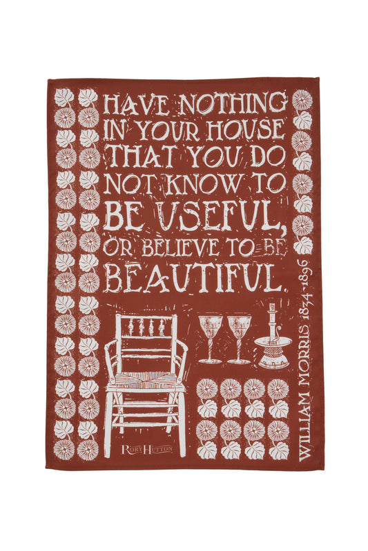 Rory Hutton Red House Cotton Tea Towel