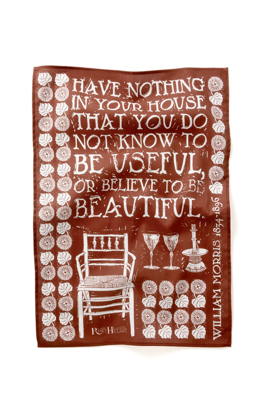 Rory Hutton Red House Cotton Tea Towel