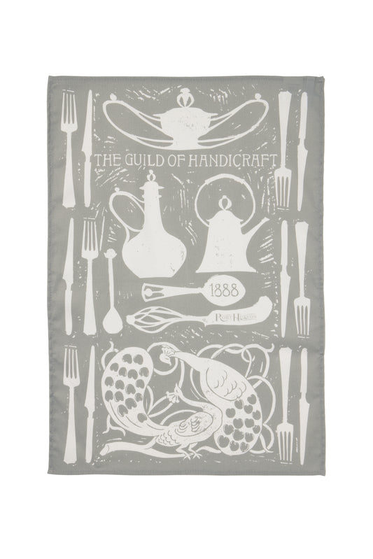 Rory Hutton Guild of Handicraft Cotton Tea Towel