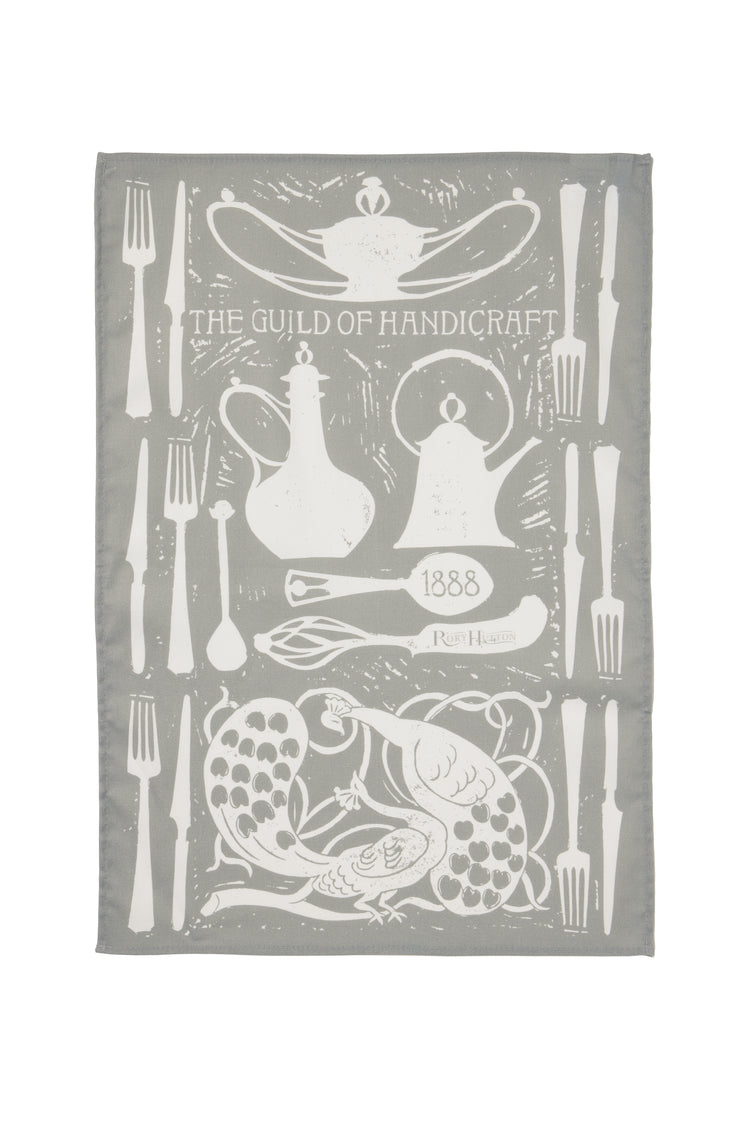 Rory Hutton Guild of Handicraft Cotton Tea Towel