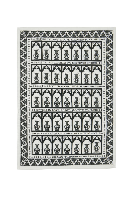 Rory Hutton Ladies of Llangollen Cotton Tea Towel