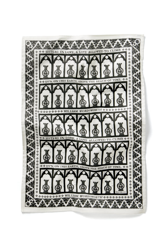 Rory Hutton Ladies of Llangollen Cotton Tea Towel