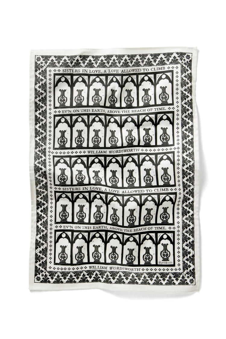 Rory Hutton Ladies of Llangollen Cotton Tea Towel