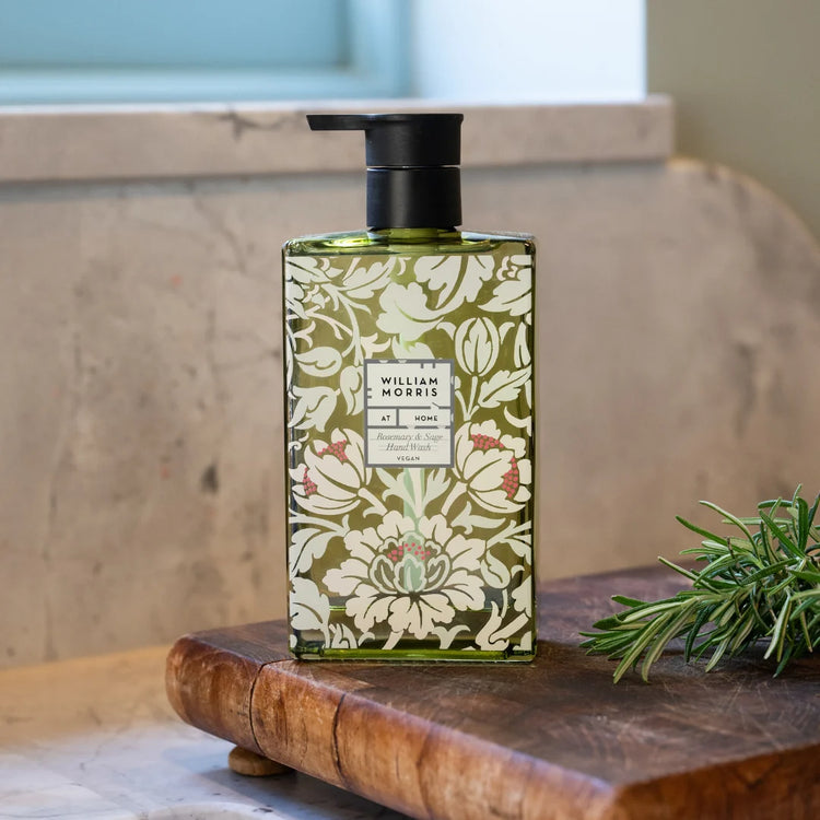 William Morris At Home Kitchen Garden Rosemary & Sage Odour-Neutralising Hand Wash