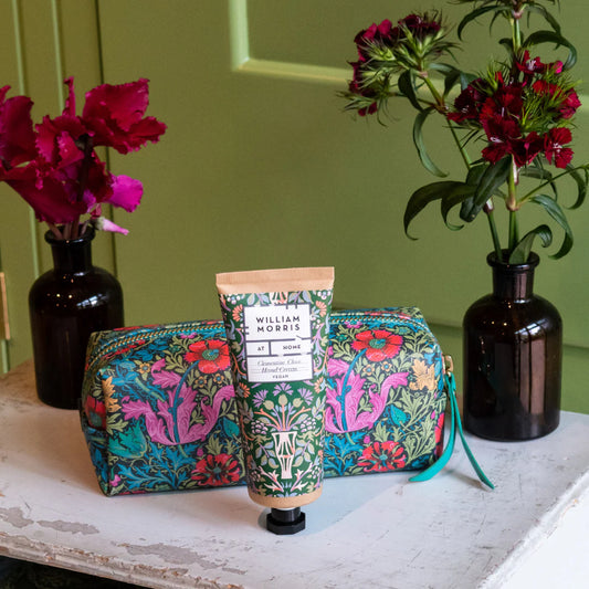 William Morris At Home Beautiful Sleep Makeup Bag with Hand Cream
