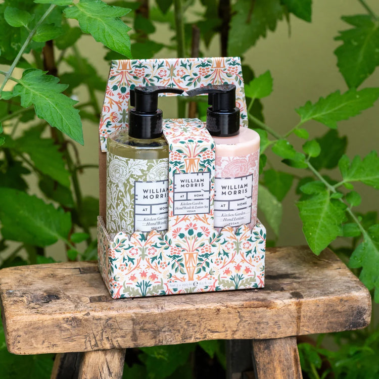 William Morris At Home Kitchen Garden Hand Wash & Lotion Set