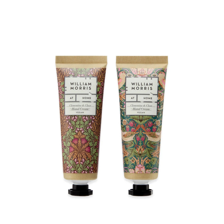 William Morris At Home Oak & Willow Hand Care Velvet Pouch Set