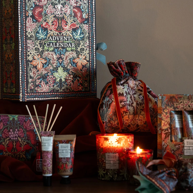 William Morris At Home Oak & Willow Velvet Drawstring Pouch Set