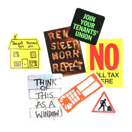 Earthly Paradise: Radical Living in the UK Sticker Collection