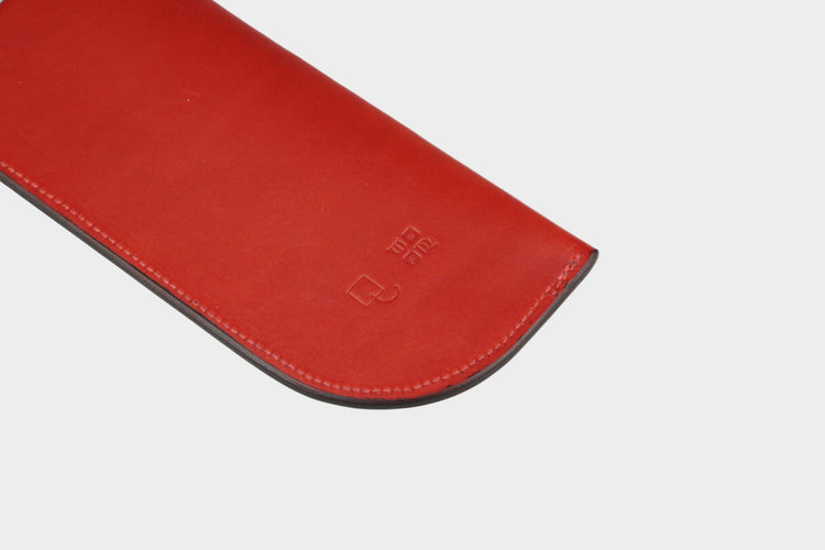 Willow Leather Glasses Case by Kingsley Walters