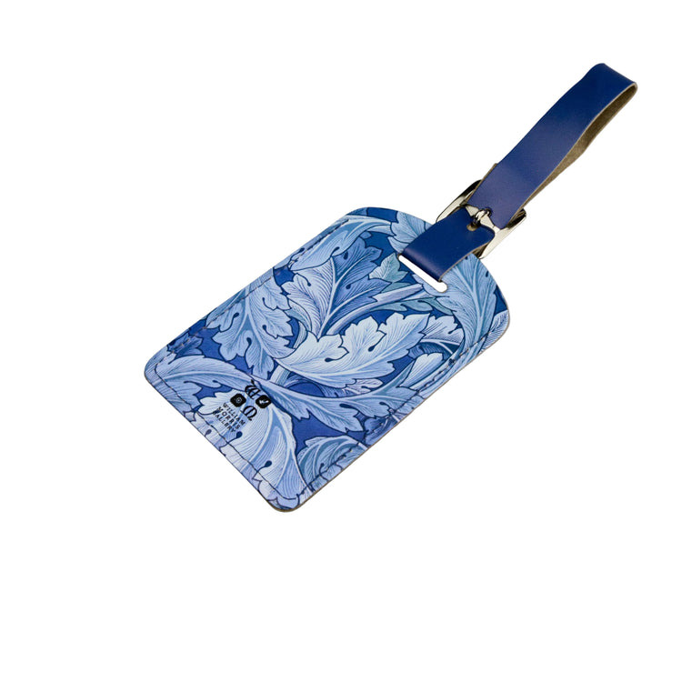 Acanthus Leather Luggage Tag