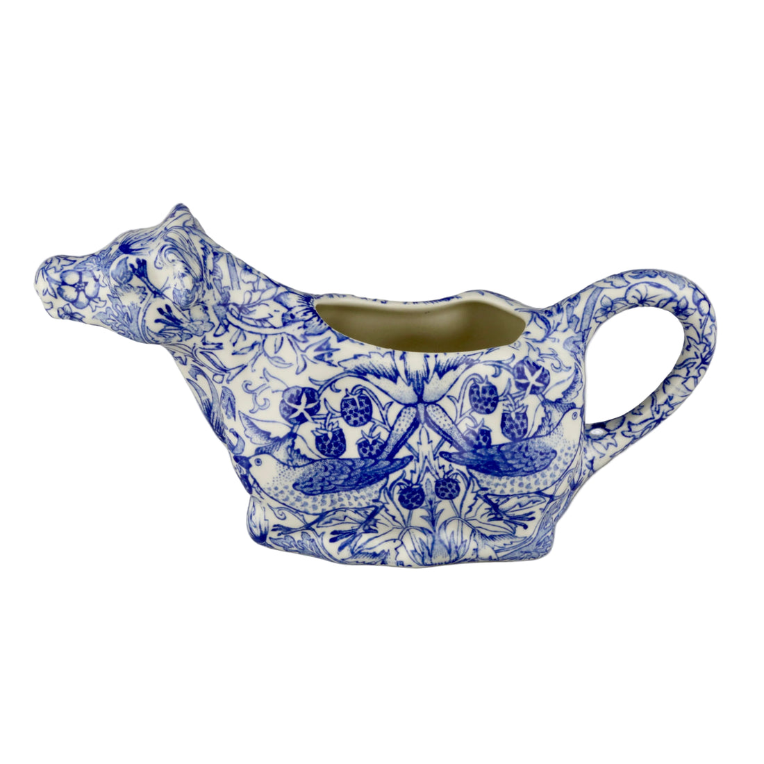 William Morris Strawberry Thief Cow Creamer by Burleigh