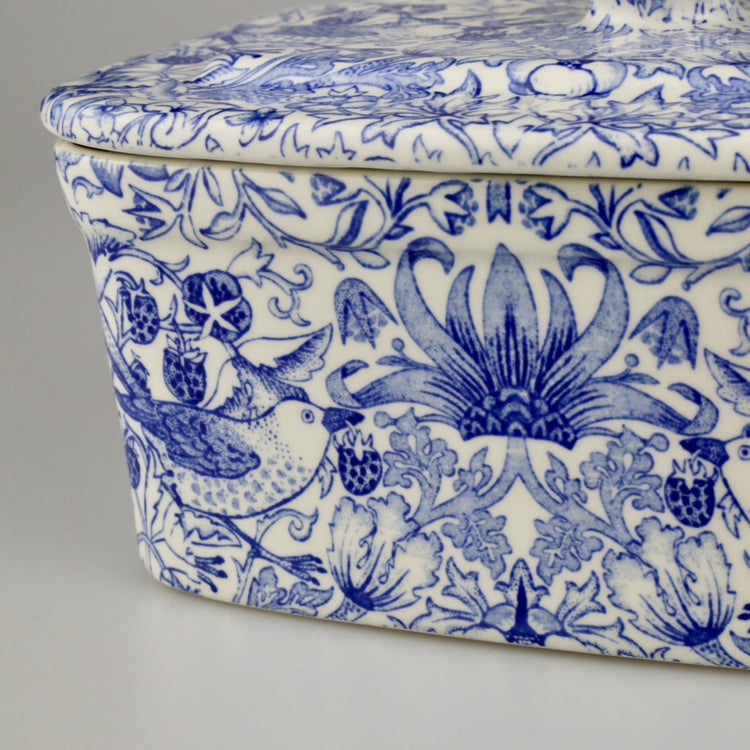 Strawberry Thief Butter Dish by Burleigh PRE- ORDER