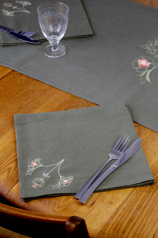 The ‘Liverpool’ Table Linen Collection by London Embroidery Studio