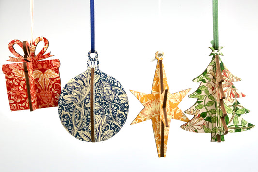 May Morris 3D Wooden Decorations