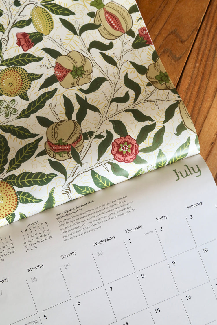 William Morris Gallery Wall Calendar 2027