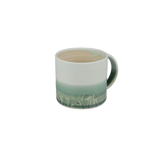 May Morris Honeysuckle Ceramic Mugs by Emma Lacey