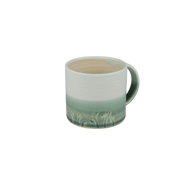 May Morris Honeysuckle Ceramic Mugs by Emma Lacey