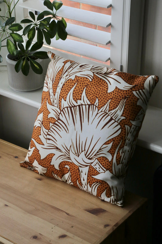 Hornpoppy Cushion Cover by May Morris