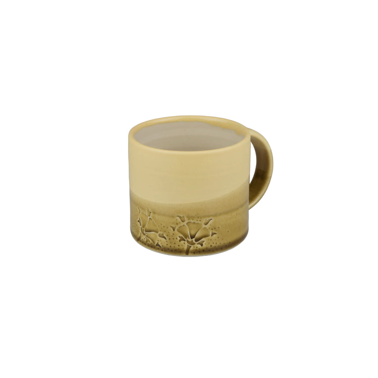 May Morris Hornpoppy Ceramic Mugs by Emma Lacey