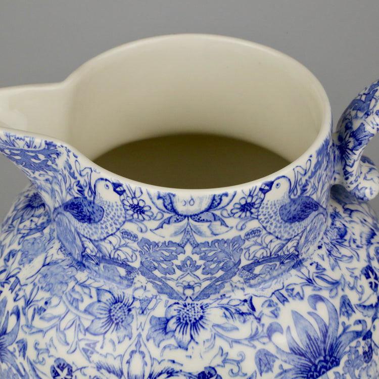 Strawberry Thief Large Etruscan Jug by Burleigh