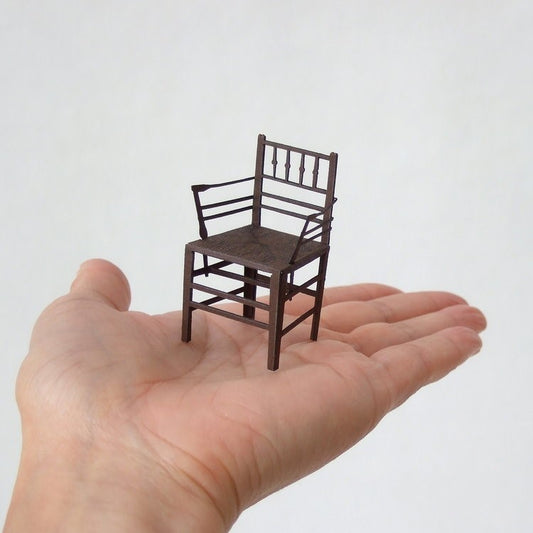 Sussex armchair - Miniature paper model kit