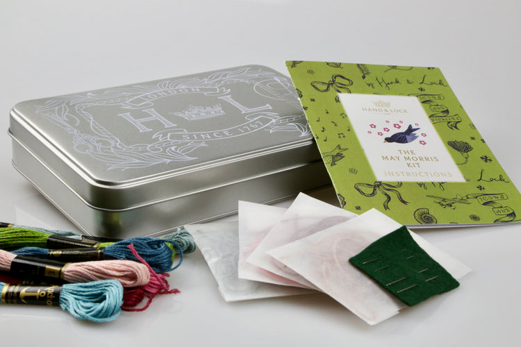 May Morris Embroidery Kit by Hand & Lock