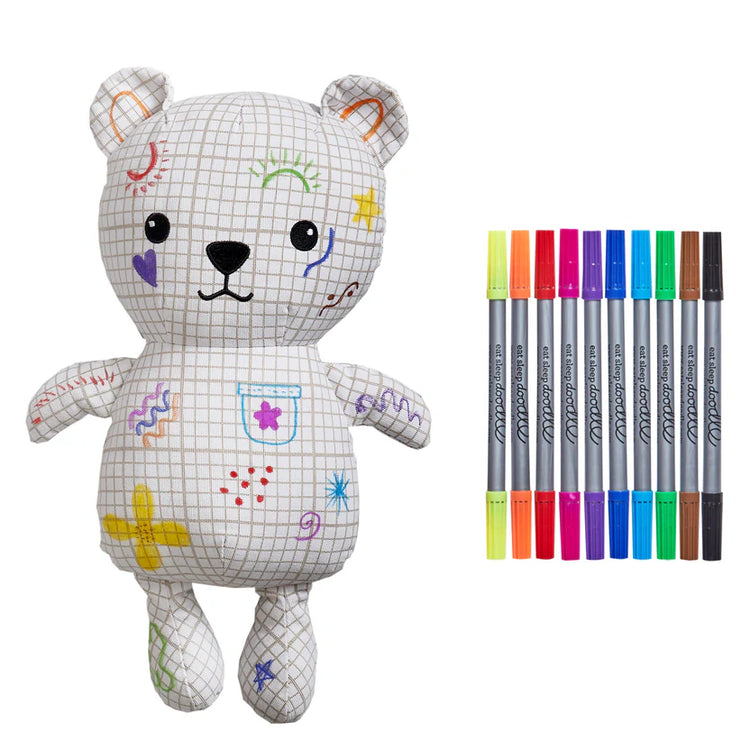 Colour-In and Doodle Artie Bear from EatSleepDoodle