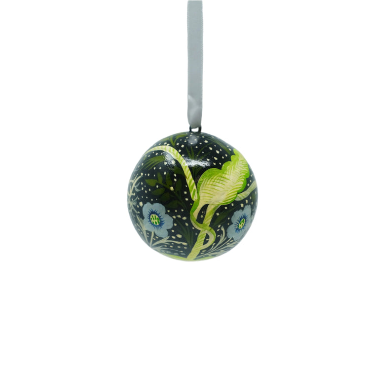 Handmade Papier-maché Seaweed Small Bauble