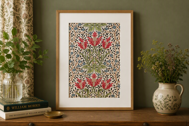 Bourne A3 Print by John Henry Dearle