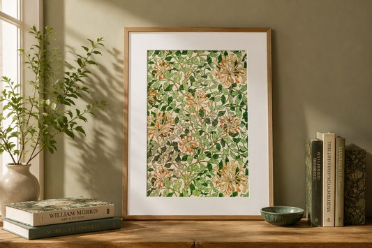 Honeysuckle A3 Print by May Morris