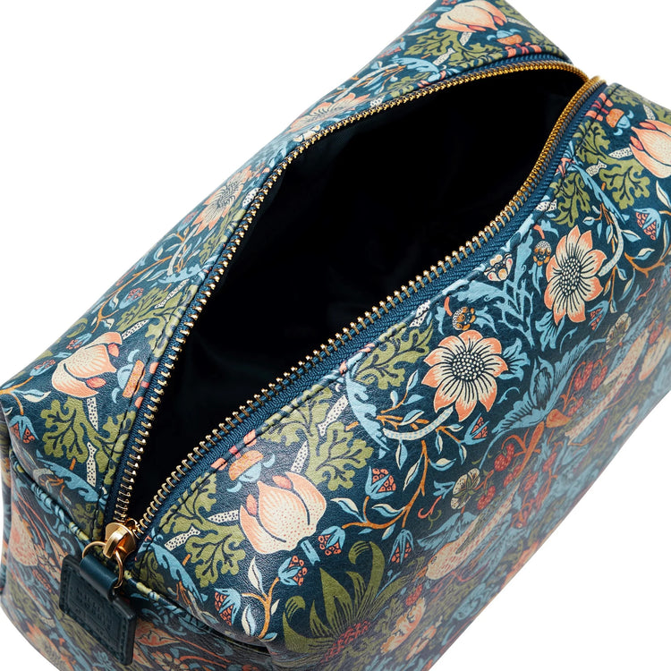 Strawberry Thief Large Wash Bag - Blue