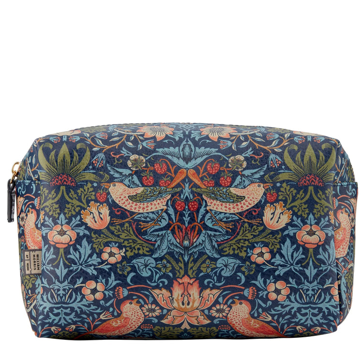 Strawberry Thief Large Wash Bag - Blue