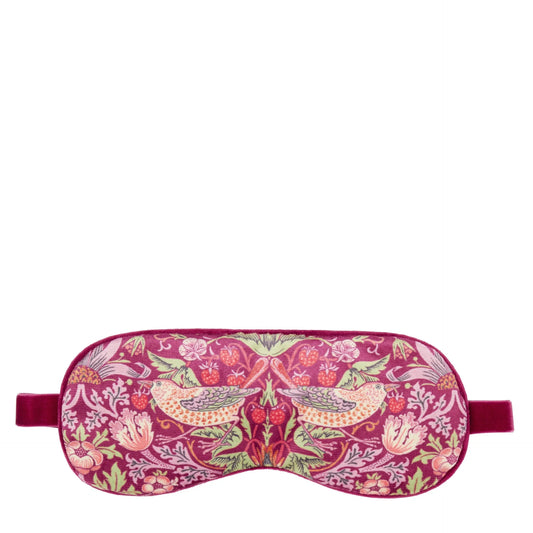 William Morris At Home Strawberry Thief Lavender Sleep Mask