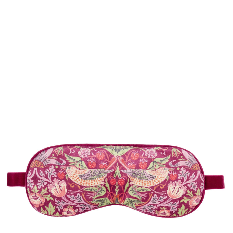 William Morris At Home Strawberry Thief Lavender Sleep Mask
