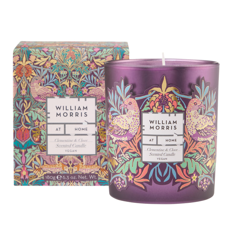 William Morris At Home Bird & Yare Clementine & Clove Scented Candle