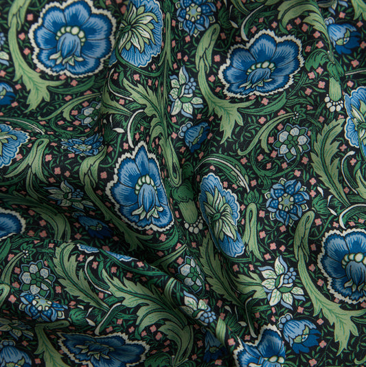Art of Craft Liberty Fabric - One Metre - Finesse - Green