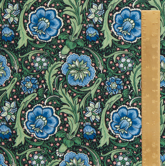 Art of Craft Liberty Fabric - One Metre - Finesse - Green