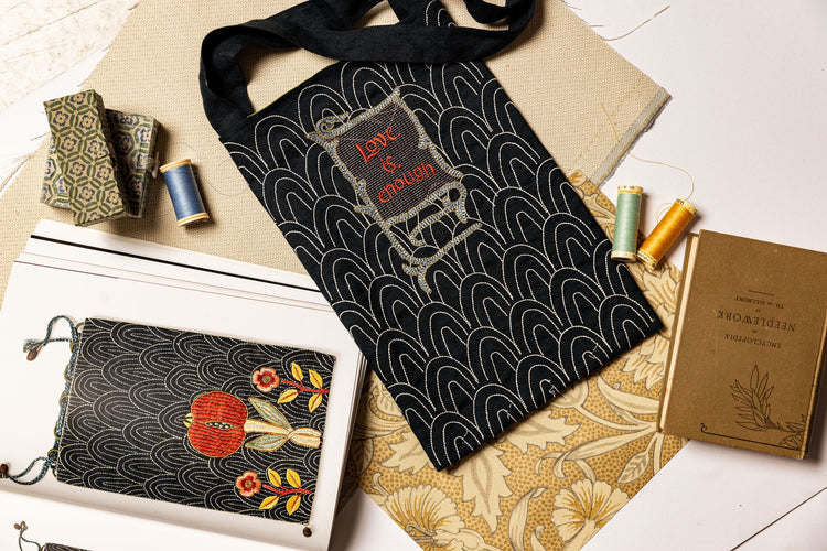 May Morris Book Bag by Hand & Lock