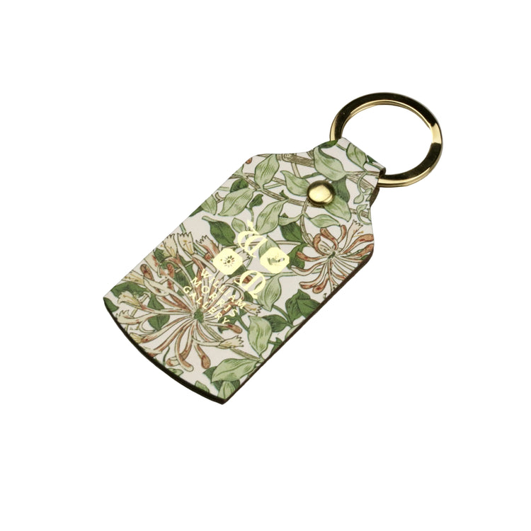 Honeysuckle Leather Keyring