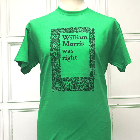 Jeremy Deller x William Morris Gallery 'William Morris Was Right' T-shirt, 2024