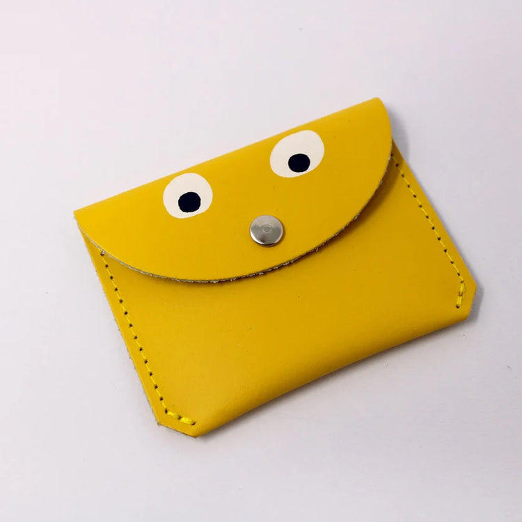 Googly Eye Leather Purse