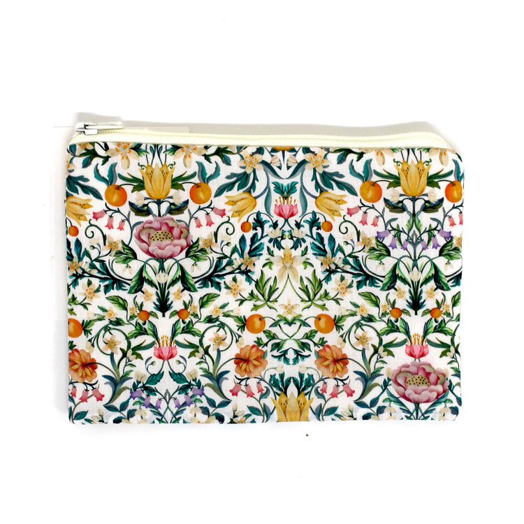 Art of Craft Mini Pouch - May's Orchard - White