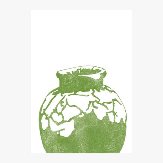'Art Without Heroes: Mingei' Greeting Card - Vase